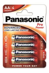 PANASONIC Elem, AA ceruza, 4 db, PANASONIC "Pro power" PANASONIC Elem, AA ceruza, 4 db, PANASONIC "Pro power"