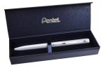   PENTEL Rollertoll, 0,35 mm, rotációs, ezüst tolltest, PENTEL "EnerGel BL-2007" kék