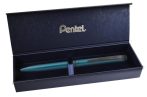   PENTEL Rollertoll, 0,35 mm, rotációs, matt türkiz tolltest, PENTEL "EnerGel BL-2507" kék
