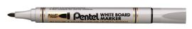 PENTEL Táblamarker, 2 mm, kúpos hegy, PENTEL, fekete