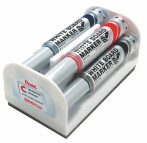 PENTEL Táblamarker készlet, 6 mm, kúpos hegy, PENTEL "Maxiflo", 4 különböző szín PENTEL Táblamarker készlet, 6 mm, kúpos hegy, PENTEL "Maxiflo", 4 különböző szín