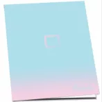   PULSE Füzet, tűzött, A5, kockás, 52 lap, PULSE "Pastel Colours"