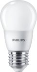   PHILIPS LED izzó, E27, kis gömb, P48, 7W, 806lm, 4000K, PHILIPS "CorePro"