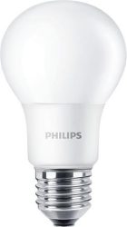 PHILIPS LED izzó, E27, gömb, A60, 5W, 470lm, 3000K, PHILIPS "CorePro" PHILIPS LED izzó, E27, gömb, A60, 5W, 470lm, 3000K, PHILIPS "CorePro"