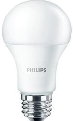 PHILIPS LED izzó, E27,gömb, 10W, 1055lm, 230V, 4000K, A60, PHILIPS "CorePro" PHILIPS LED izzó, E27,gömb, 10W, 1055lm, 230V, 4000K, A60, PHILIPS "CorePro"