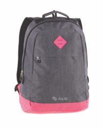 PULSE Hátizsák, notebook tartóval, PULSE "Bicolor", szürke-pink PULSE Hátizsák, notebook tartóval, PULSE "Bicolor", szürke-pink