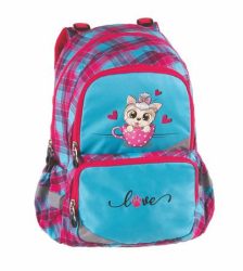 PULSE Hátizsák, anatómiai, PULSE "Anatomic Kitty Love", világoskék-rózsaszín PULSE Hátizsák, anatómiai, PULSE "Anatomic Kitty Love", világoskék-rózsaszín