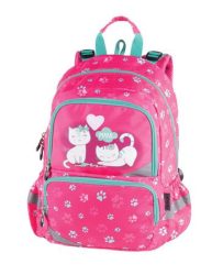 PULSE Hátizsák, anatómiai, PULSE "Anatomic Miu Mrrr", zöld-rózsaszín PULSE Hátizsák, anatómiai, PULSE "Anatomic Miu Mrrr", zöld-rózsaszín