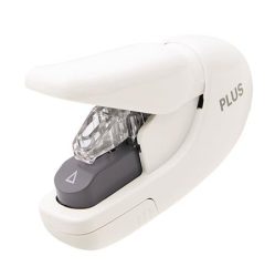 PLUS Kapocs nélküli tűzőgép, kézi, 5 lap, PLUS, fehér PLUS Kapocs nélküli tűzőgép, kézi, 5 lap, PLUS, fehér