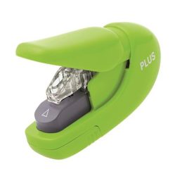 PLUS Kapocs nélküli tűzőgép, kézi, 5 lap, PLUS, zöld PLUS Kapocs nélküli tűzőgép, kézi, 5 lap, PLUS, zöld