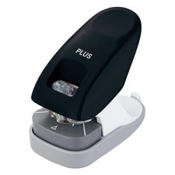 PLUS Kapocs nélküli tűzőgép, asztali, 10 lap, PLUS, fekete PLUS Kapocs nélküli tűzőgép, asztali, 10 lap, PLUS, fekete