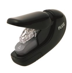 PLUS Kapocs nélküli tűzőgép, kézi, 5 lap, PLUS, fekete PLUS Kapocs nélküli tűzőgép, kézi, 5 lap, PLUS, fekete