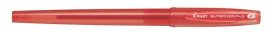 PILOT Golyóstoll, 0,22 mm, kupakos, PILOT "Super Grip G", piros