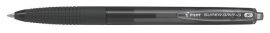 PILOT Golyóstoll, 0,22 mm, nyomógombos, PILOT "Super Grip G", fekete