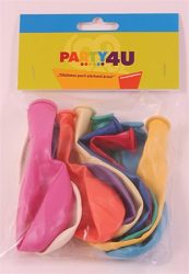 . Léggömb, 26 cm, gyöngyházfényű, vegyes szín . Léggömb, 26 cm, gyöngyházfényű, vegyes szín