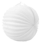 . Lampion, kerek, 22 cm, fehér . Lampion, kerek, 22 cm, fehér