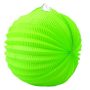 . Lampion, kerek, 22 cm, zöld