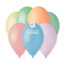 . Léggömb, 26 cm, vegyes pasztel színekben . Léggömb, 26 cm, vegyes pasztel színekben