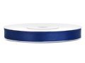 . Szatén szalag, 6 mm, sötét kék