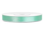 . Szatén szalag, 6 mm, mentazöld . Szatén szalag, 6 mm, mentazöld