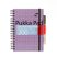 PUKKA PAD Spirálfüzet, A5, vonalas, 100 lap, PUKKA PAD "Metallic Project Book", vegyes szín