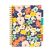 PUKKA PAD Spirálfüzet, B5, vonalas, 100 lap, PUKKA PAD "Floral Love Project Book", vegyes minta