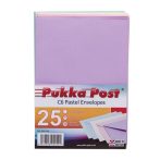PUKKA PAD Boríték, C6, szilikonos, PUKKA PAD "Pastel", vegyes színek PUKKA PAD Boríték, C6, szilikonos, PUKKA PAD "Pastel", vegyes színek
