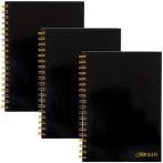 PUKKA PAD Spirálfüzet, B5, vonalas, 80 lap, FSC, PUKKA PAD "Carpe Diem", fekete PUKKA PAD Spirálfüzet, B5, vonalas, 80 lap, FSC, PUKKA PAD "Carpe Diem", fekete