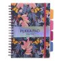  PUKKA PAD Spirálfüzet, B5, vonalas, 100 lap, PUKKA PAD "Project Book Bloom", vegyes minta