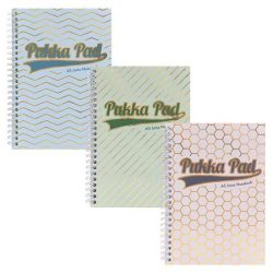 PUKKA PAD Spirálfüzet, A5, vonalas, 100 lap, PUKKA PAD "Haze Jotta", vegyes szín PUKKA PAD Spirálfüzet, A5, vonalas, 100 lap, PUKKA PAD "Haze Jotta", vegyes szín