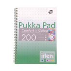 PUKKA PAD Spirálfüzet, A4, vonalas, 100 lap, PUKKA PAD "Irlen Jotta Green" PUKKA PAD Spirálfüzet, A4, vonalas, 100 lap, PUKKA PAD "Irlen Jotta Green"