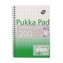   PUKKA PAD Spirálfüzet, A5, vonalas, 100 lap, PUKKA PAD "Irlen Jotta Green"
