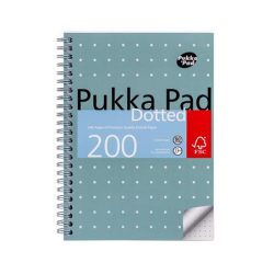 PUKKA PAD Spirálfüzet, A5, pontrácsos, 100 lap, PUKKA PAD "Metallic Jotta" PUKKA PAD Spirálfüzet, A5, pontrácsos, 100 lap, PUKKA PAD "Metallic Jotta"
