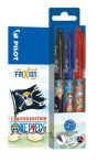 PILOT Rollertoll, 0,35 mm, nyomógombos, PILOT "Frixion Ball One Piece", 3 különböző szín PILOT Rollertoll, 0,35 mm, nyomógombos, PILOT "Frixion Ball One Piece", 3 különböző szín
