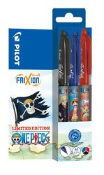 PILOT Rollertoll, 0,35 mm, nyomógombos, PILOT "Frixion Ball One Piece", 3 különböző szín PILOT Rollertoll, 0,35 mm, nyomógombos, PILOT "Frixion Ball One Piece", 3 különböző szín