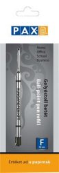 PAX Golyóstollbetét, 0,8 mm, PAX, fekete PAX Golyóstollbetét, 0,8 mm, PAX, fekete