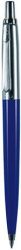 PAX Golyóstoll, 0,8 mm, nyomógombos, sötétkék tolltest, PAX, kék