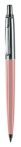   PAX Golyóstoll, 0,8 mm, nyomógombos, pasztell rózsaszín tolltest, PAX, kék