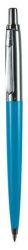 PAX Golyóstoll, 0,8 mm, nyomógombos, középkék tolltest, PAX, kék