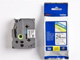 BROTHER Feliratozógép szalag, 24 mm x 8 m, BROTHER, "TZe-251" fehér-fekete