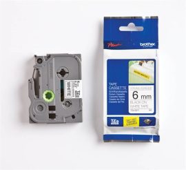 BROTHER Feliratozógép szalag, erős tapadású, 9 mm x 8 m, BROTHER, "Professzionális TZe-S221" fehér-fekete