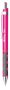   ROTRING Golyóstoll, 0,8 mm, nyomógombos, neon rózsaszín  tolltest, ROTRING "Tikky", kék