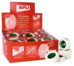   APLI Ragasztószalag, írható, 19 mm x 33 m, APLI "Invisible", átlátszó