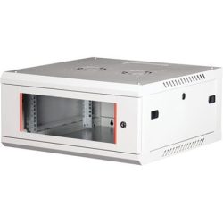 LANDE Rack szekrény, fali, 19", 4U, lapraszerelt, LANDE "PROlineB", szürke LANDE Rack szekrény, fali, 19", 4U, lapraszerelt, LANDE "PROlineB", szürke