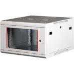 LANDE Rack szekrény, fali, 19", 6U, lapraszerelt, LANDE "PROlineB", szürke LANDE Rack szekrény, fali, 19", 6U, lapraszerelt, LANDE "PROlineB", szürke