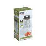 RESTO Konyhai reszelő, 4 oldalú, tárolóval, RESTO "Sham 95412" RESTO Konyhai reszelő, 4 oldalú, tárolóval, RESTO "Sham 95412"