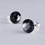 ART CRYSTELLA Fülbevaló, Black Diamond SWAROVSKI® kristállyal, 8mm, ART CRYSTELLA® ART CRYSTELLA Fülbevaló, Black Diamond SWAROVSKI® kristállyal, 8mm, ART CRYSTELLA®