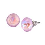ART CRYSTELLA Fülbevaló, orgonalila opál SWAROVSKI® kristállyal, 8 mm, ART CRYSTELLA® ART CRYSTELLA Fülbevaló, orgonalila opál SWAROVSKI® kristállyal, 8 mm, ART CRYSTELLA®
