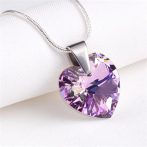ART CRYSTELLA Nyaklánc, szív formájú, színjátszós ametiszt lila SWAROVSKI® kristállyal, 18mm ART CRYSTELLA® ART CRYSTELLA Nyaklánc, szív formájú, színjátszós ametiszt lila SWAROVSKI® kristállyal, 18mm ART CRYSTELLA®
