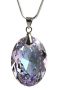   ART CRYSTELLA Nyaklánc, ovális formájú, ametiszt lila SWAROVSKI® kristállyal, 16 mm ART CRYSTELLA®